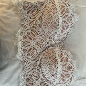 Lace tube top